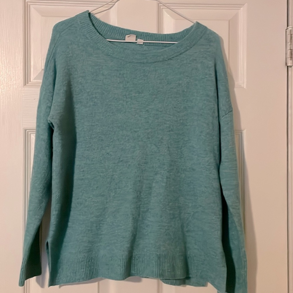 GAP Women's Crew Neck Sweater - Teal